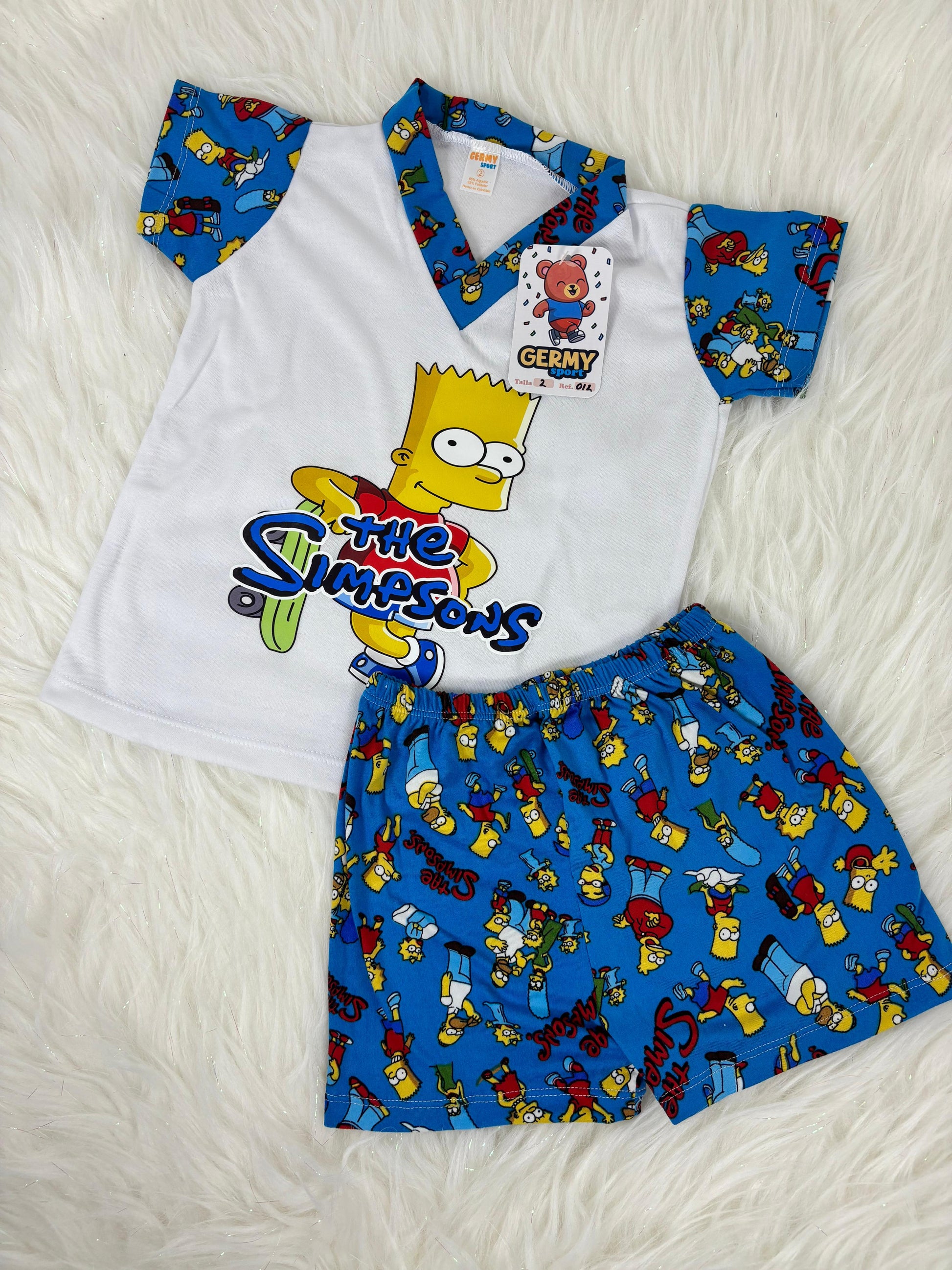 PIJAMA MANGA CORTA LOS SIMPSON