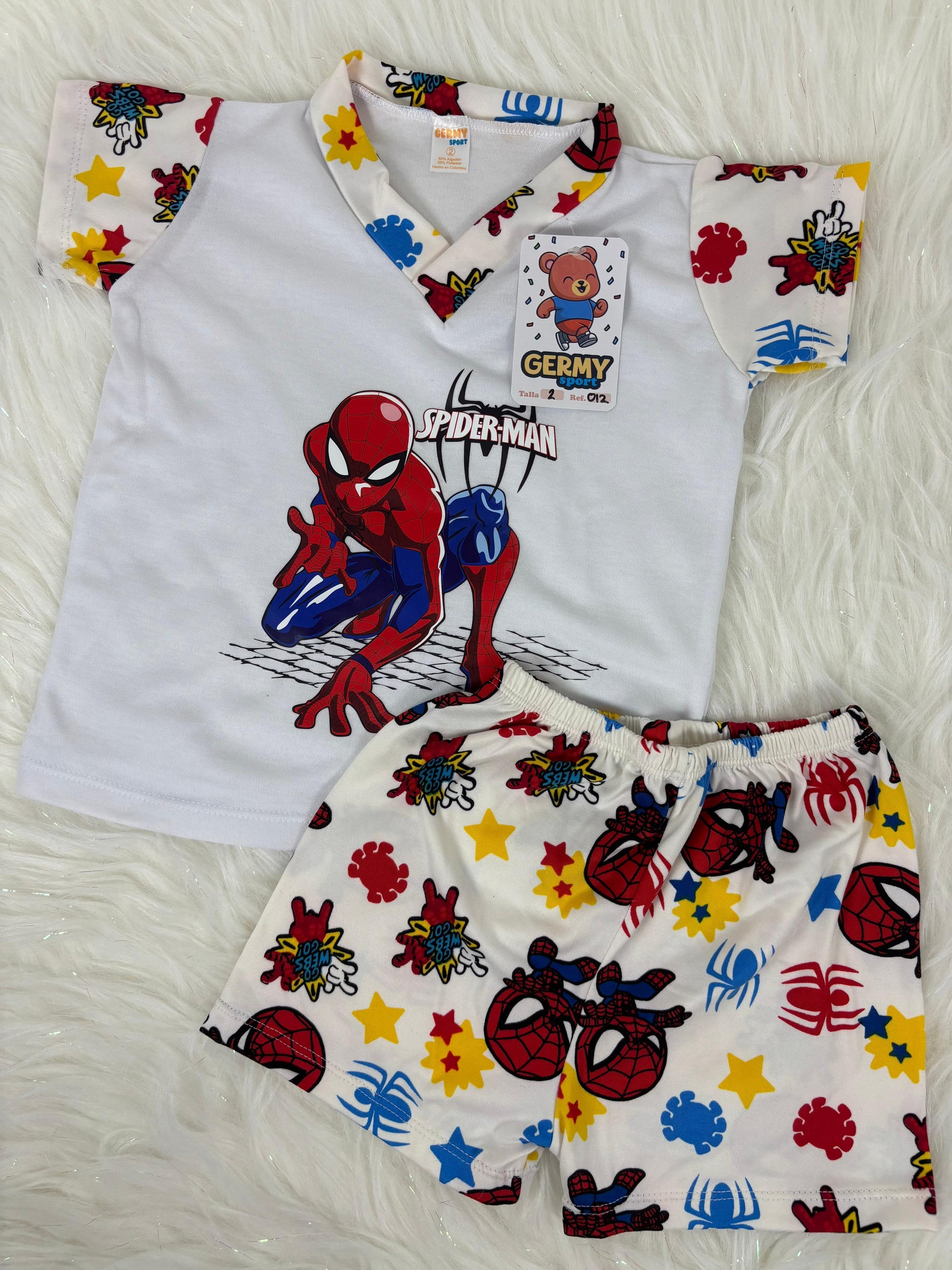 PIJAMA MANGA CORTA SPIDER MAN