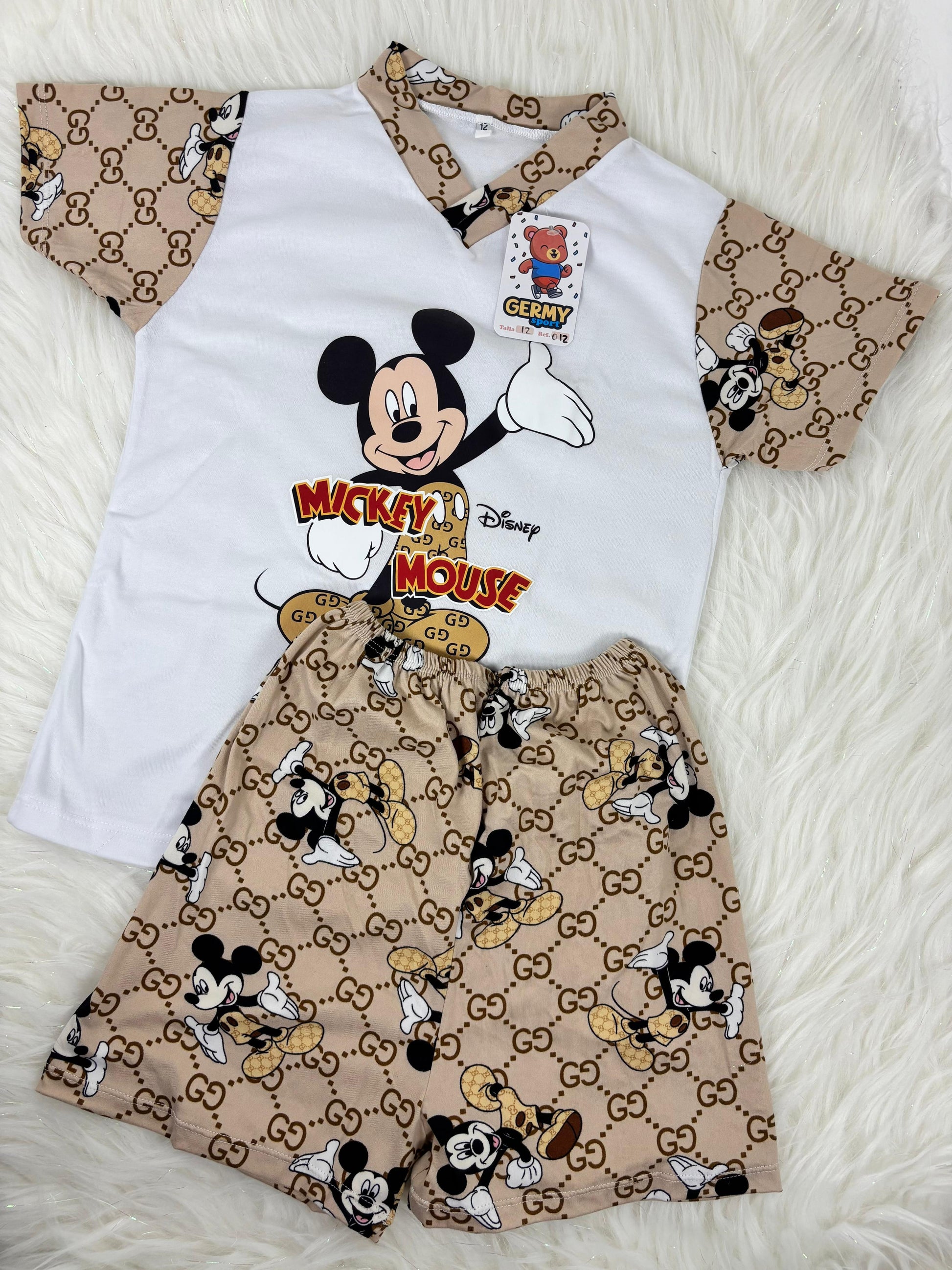 PIJAMA MANGA CORTA MICKEY MOUSE