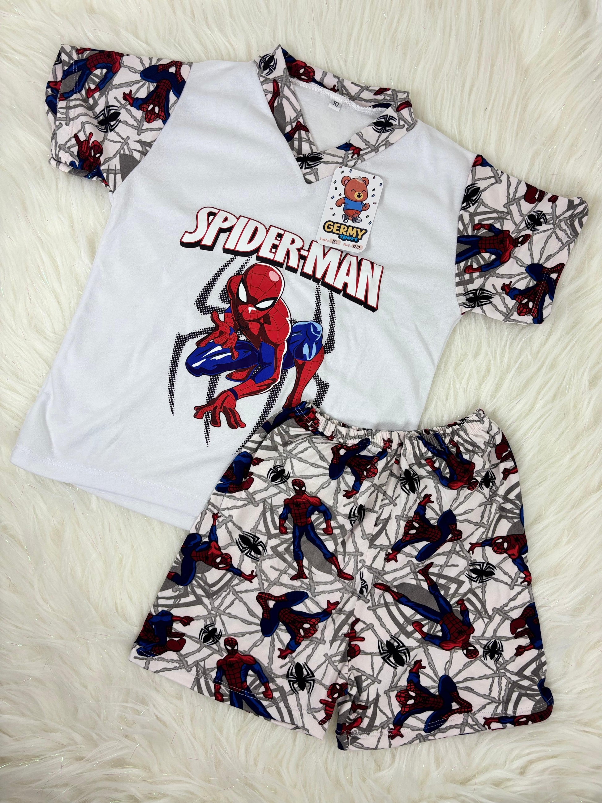 PIJAMA MANGA CORTA SPIDER MAN