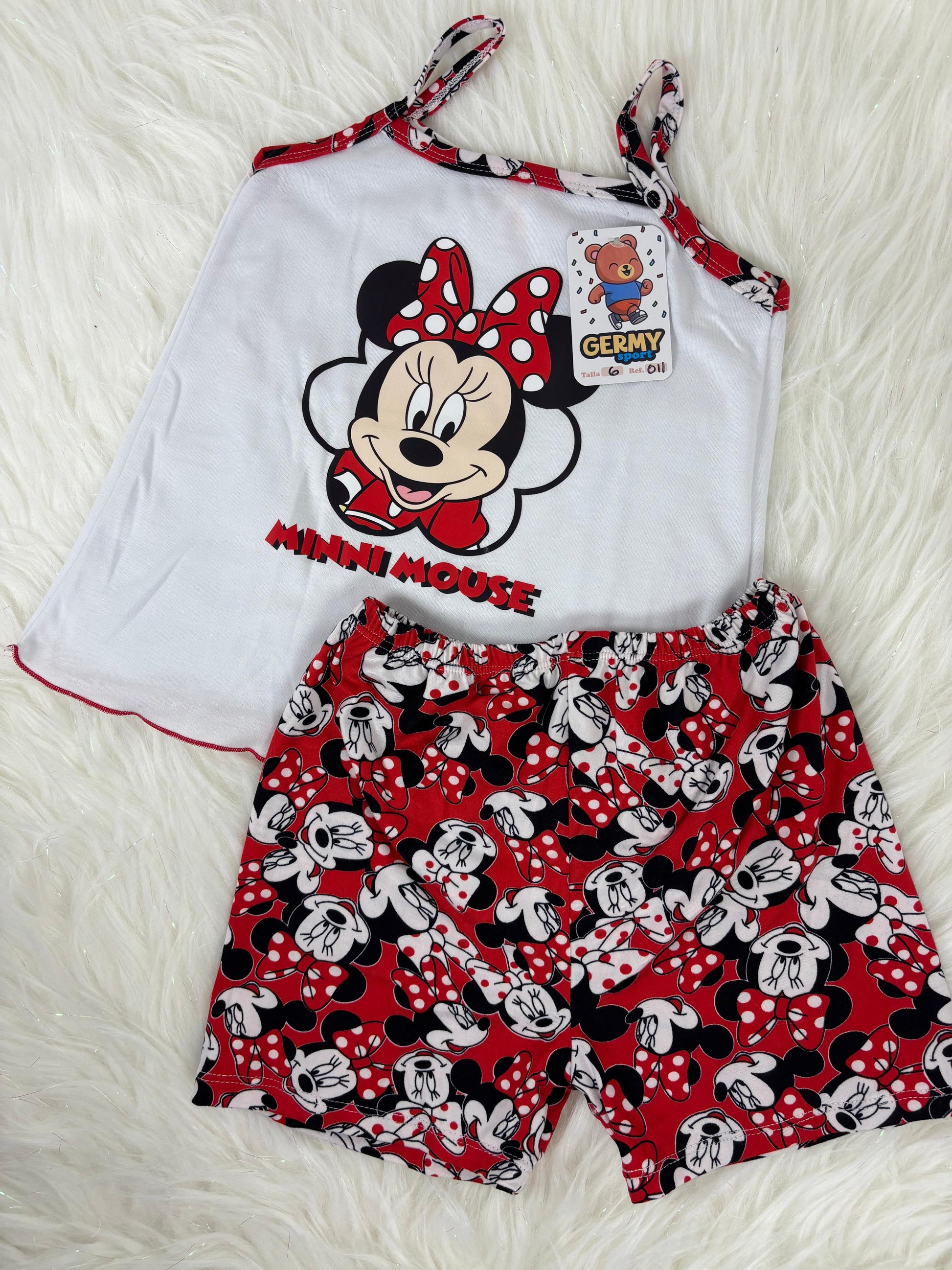 PIJAMA DE TIRAS MINNIE MOUSE