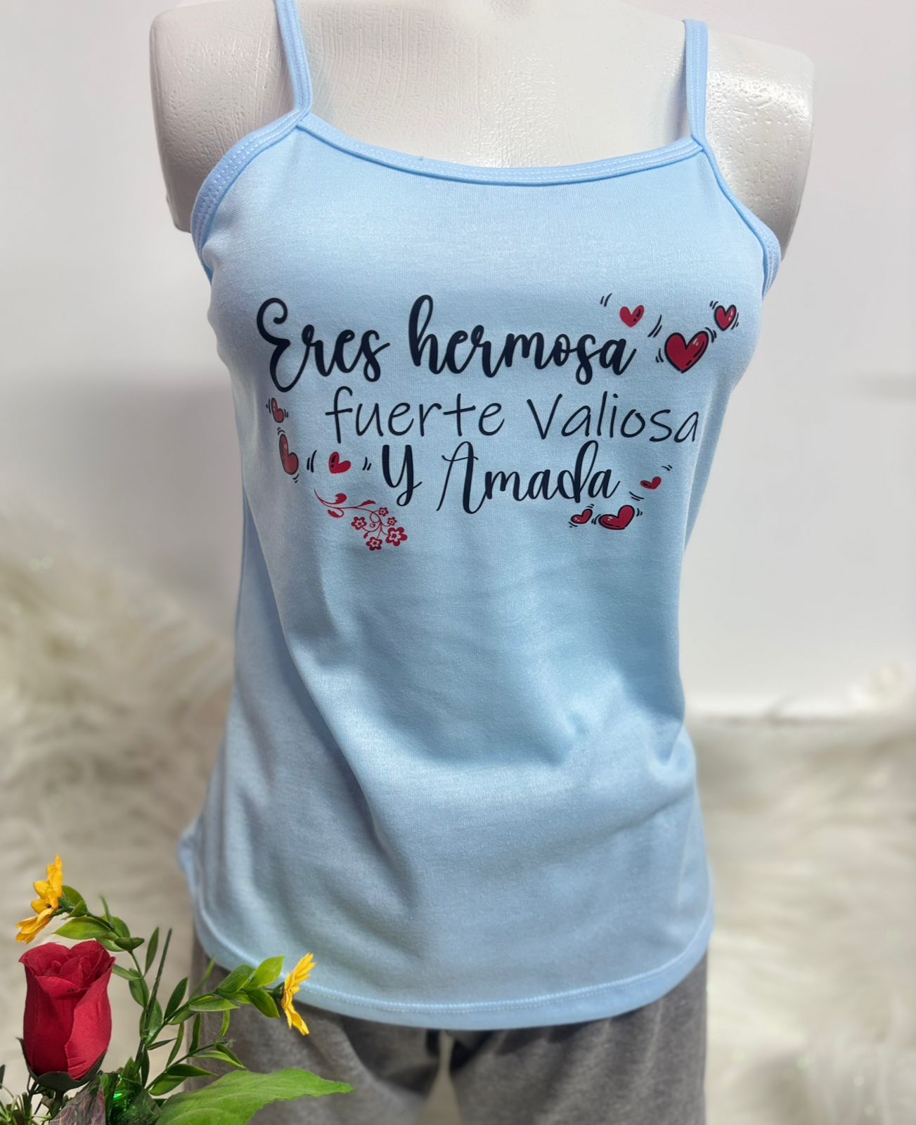 PIJAMA SHORT - CAMISA AZUL